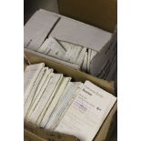 Two Boxes of Mixed Folded Ordnance Survey Maps, mainly 1:50,000 scale with powerline and obstruction