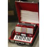 Cased Galotta Accordian