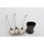 Three Silver Teaspoons each with handle in the form of a Golf Club, Birmingham 1953 & 1954