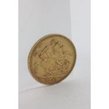 Queen Victoria Full Gold Sovereign, 1899