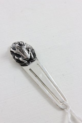 Silver 'Frog' Bookmark