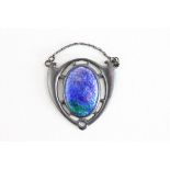 Charles Horner Art Nouveau Silver & Enamelled Pendant