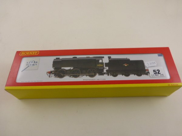 Boxed OO gauge Hornby Super Detail 'weathered edition' R2344B BR 0-6-0 Class QI Locomotive '33020'