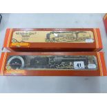 Two boxed OO gauge Hornby engines with tenders including R683 SR 4-4-0 Schools Class V 'REPTON'