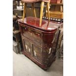 Japanese Style Chinoiserie Cocktail Cabinet