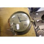 Brass BEC BulkHead Circular Clock