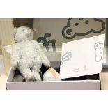 Boxed 2007 Steiff Bear & Lladro Bell, limited edition no 1111 with certificate