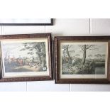 Two Framed and Glazed Hunting Prints