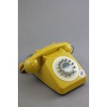 Retro Mustard push button Telephone