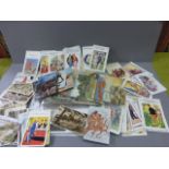 Quantity of mixed vintage postcards including Saucy, Cornwall, America etc