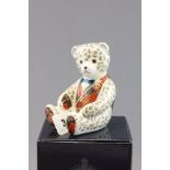 Royal Crown Derby Paperweight - 1997 Teddy Bear