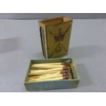 Bryant and May's Matchbox Holder featuring Queen's Coronation 1937 with matches