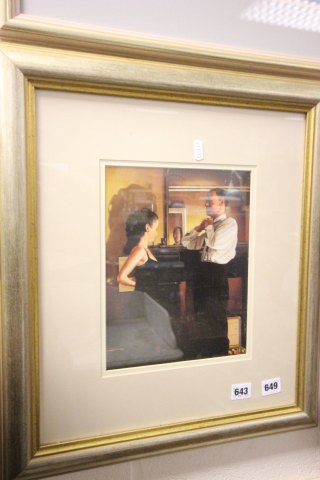 Framed and Glazed Vettriano Print