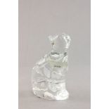 Waterford Crystal Glass Cat