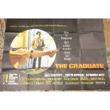 Film Poster - Original UK Quad The Graduate printed by Lonsdale & Batholomew (folded, vg)