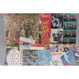 Rolling Stones Vinyl - 11 LPs including It's Only Rock n Roll COC59103, Love You Live COC89101,