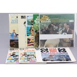 Vinyl - Eight Beach Boys LPs featuring Pet Sounds x2 (ST2458 and FA3018) All Summer Long (MONO &