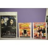 Film Posters - Three framed posters including The Lost Boys, From Dusk Till Dawn and The Big Hit