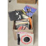 Vinyl - Box of mixed 45s circa 1960-1980s including David Bowie, The Animals, The Smiths, The