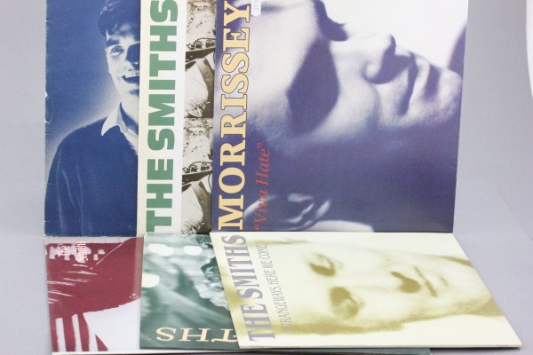 Vinyl - 6 The Smiths & Morrissey vinyls including Meat Is Murder, Strangeways Here We Come, The