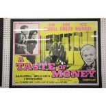 Film Poster - Framed & Glazed UK Quad A Taste of Money (folded, vg)