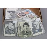 Box of Pop Stars & TV Stars cards mainly AB&C