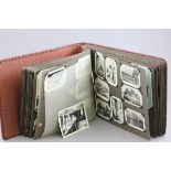 Photograph album with quantity of photos and postcards, many Tripoly military related photos