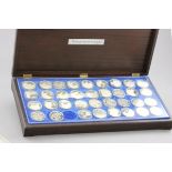 Boxed set of 35 out of Proof Silver Beauty of Britains Churches coins