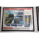 Film Poster - Framed & Glazed The Third Day printed by Stafford & Co Nottinham & London (folded,