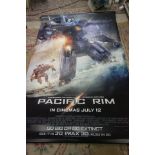 Film Poster - Five posters including very large cinema promo for Pacific Rim plus Unbroken,