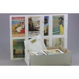 Quantity of reproduction postcards mainly advertising