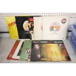 Vinyl - Nine Queen LPs and two 12" singles to include The Works, A Night at The Opera x2, Shear