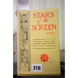 Book - Stars of the Screen 1931 signed by film star Madeleine Carroll on page 30 and Eve Gray on