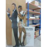 James Bond 007 A View To A Kill cardboard cinema promotional stand up