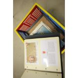 Eight stamp albums with a quantity of world hinged & loose plus a few Presentation Packs & PQ cards,