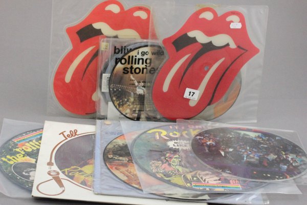 Vinul - Various The Rolling Stones ltd edns and picture discs including 12" and shaped discs, 14