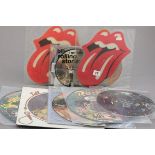 Vinul - Various The Rolling Stones ltd edns and picture discs including 12" and shaped discs, 14