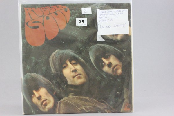 Vinyl - The Beatles Rubber Soul Loud Cut LP PMC 1267 Factory Sample with variant B with 1 and 4