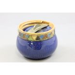 Royal Doulton Stoneware Blue Glazed Tobacco Jar