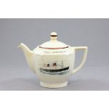 Mintons 'Cunard White Star Liner, Queen Elizabeth Launch 1938' Teapot