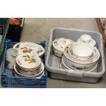 Large Quantity of Royal Worcester 'Evesham' Tableware including Two Tureens, Large Bowl, Jug, etc