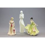 Royal Doulton Pretty Ladies Figurines 'Spring Ball' and Royal Doulton 'Tenderness' Figurine