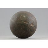 Antique Cannon Ball marked 4K