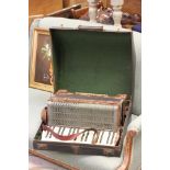 Cased 'The Letel' Accordian