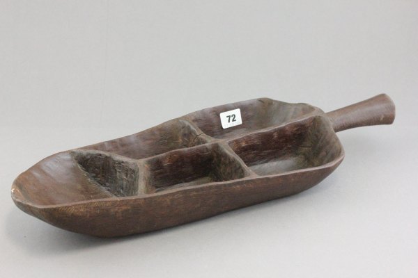 Vintage Style Wooden Spice Bowl