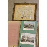 Late 19th / Early 20th century Scarp Album containing Watercolours, Old Photo's Magazine and