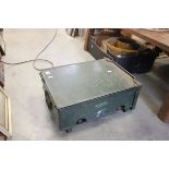 Military Metal Box containing two Burners complete with Tank (petrol fuelled) and contral taps