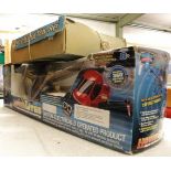 Boxed Blue Hat Hover-Lites radio controlled helicopter plus a boxed Toy China Tea Set