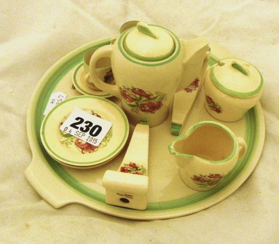 Porcelain Susie Cooper child's tea set