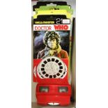 GAF View-master with six carded disc sets (all opened) including Batman, Doctor Who, Worzel